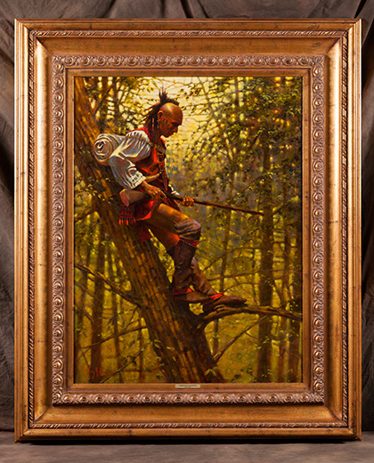 Treetop Advantage - Original Oil Painting