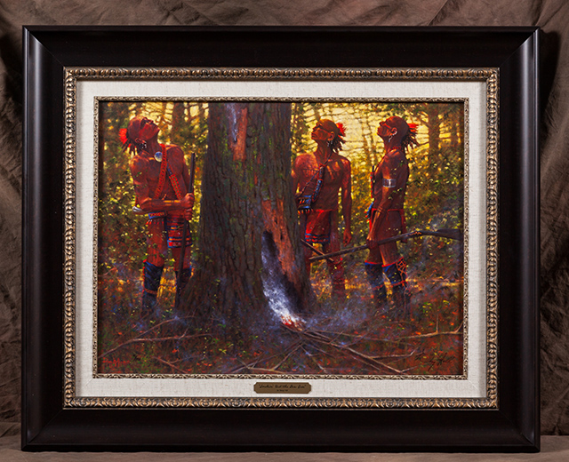 Smokin' Out the Den Tree - Giclée Print