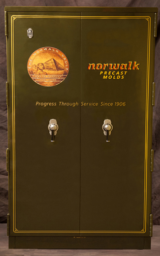 Norwalk Precast Molds Safe - Circa 1940