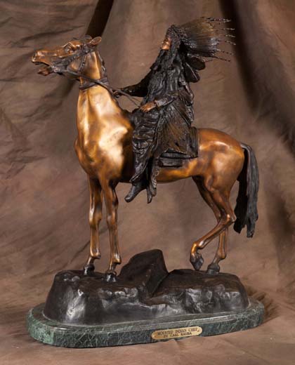 Mounted Indian Chief