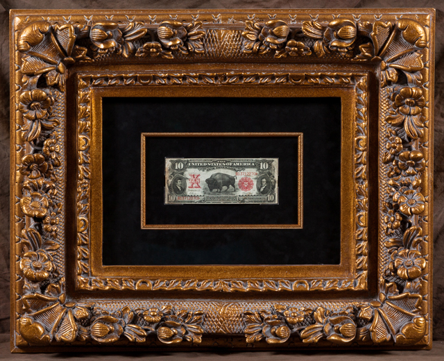 1901 $10 Red Seal Bison Note