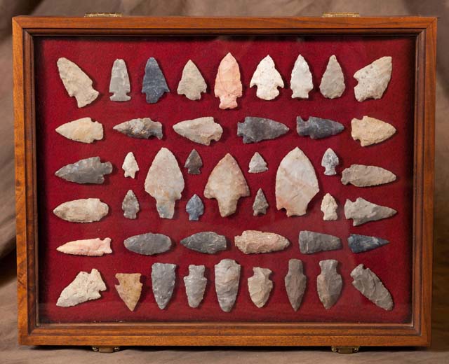 Indian Arrowhead Collection (From Huron County, Ohio)