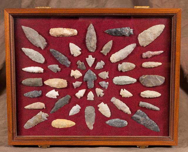 Indian Arrowhead Collection (From Ottawa County, Ohio)
