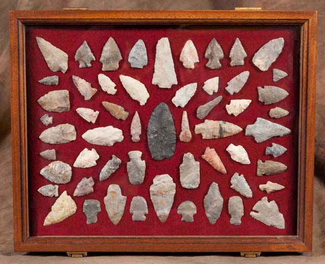 Indian Arrowhead Collection (From Erie County, Ohio)