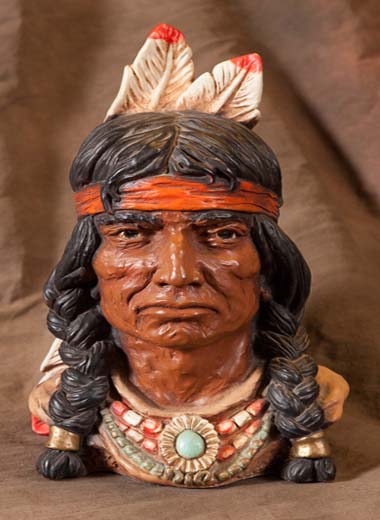 Universal Statuary Corp 1966 Native American Bust