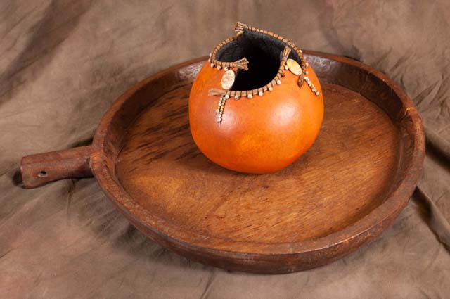 Spice Columbia River Gourd On Wooden Sun Cook Board