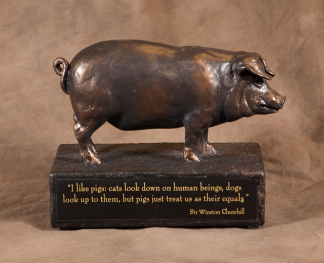 Sir Winston Churchill Pig