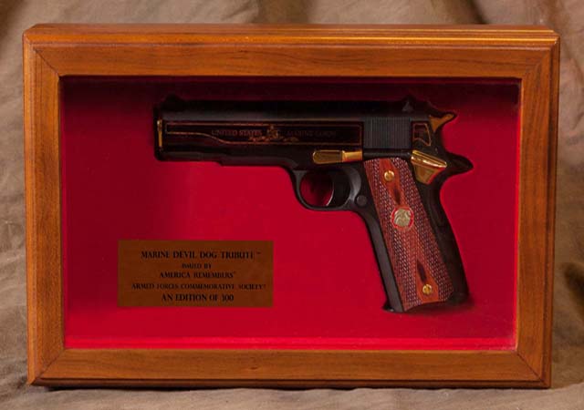 Marine Devil Dog Tribute Colt .45 Pistol
